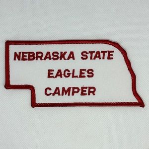 Nebraska State Eagles Camper Patch